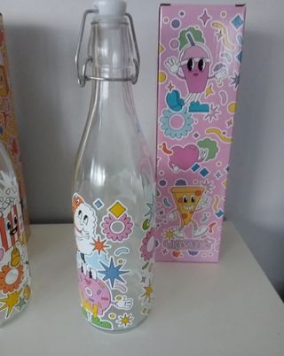 Botella con cierre