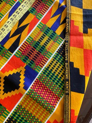 Scampolo cotone Kente