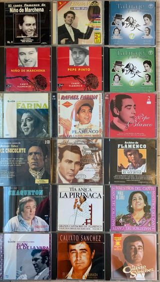 LOTE DE CDS FLAMENCO 