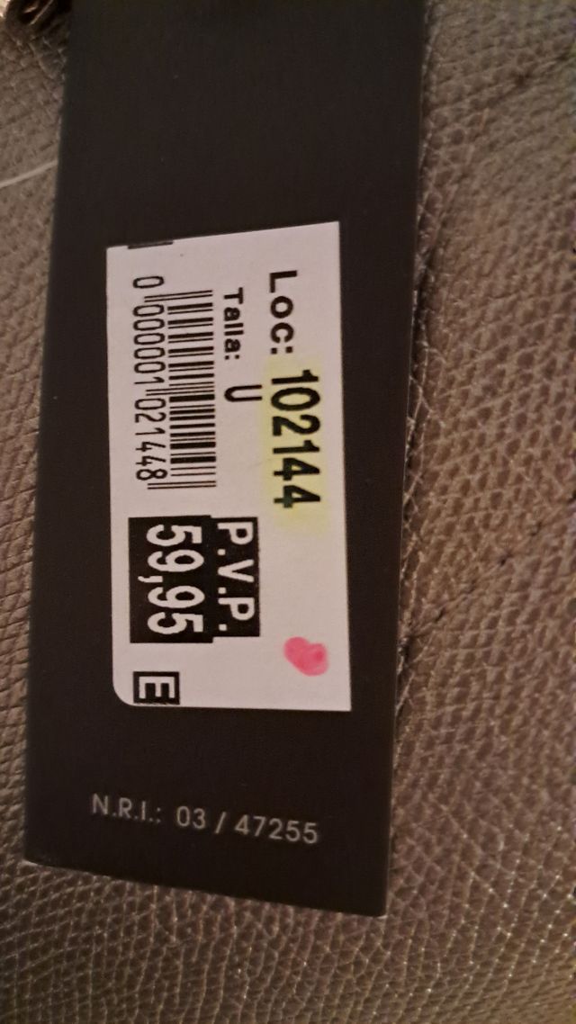 Bonito doble bolso nuevo