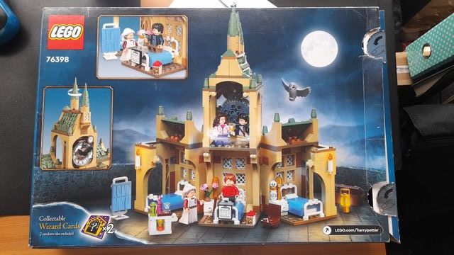 Caja e instrucciones Lego Hogwarts 76398