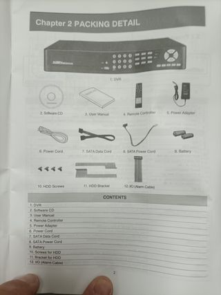 Kit vídeo vigilancia grabador disco 1tb 16 cámaras