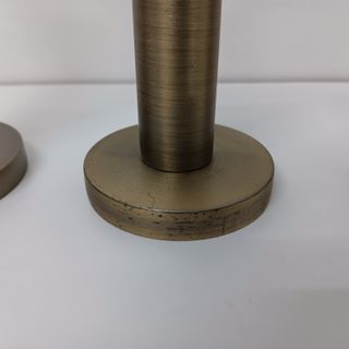 2 Soportes cortinas + 2 terminales metal 20 mm.