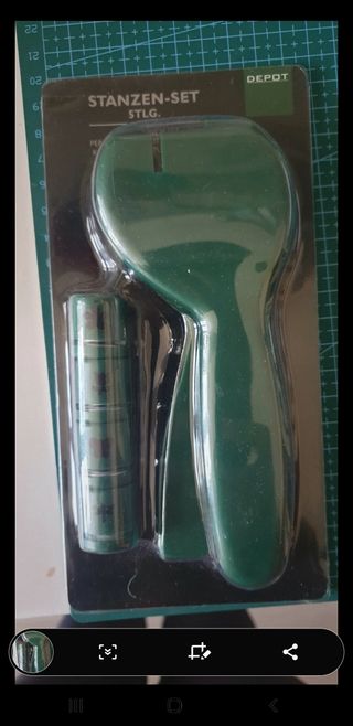 Fustella x carta manuale