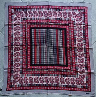 Foulard vintage 100% pura seta Antoine