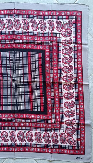 Foulard vintage 100% pura seta Antoine