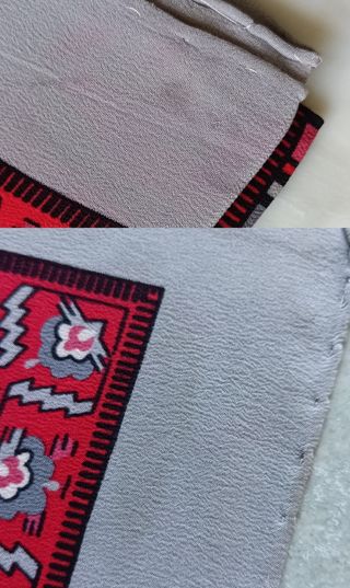 Foulard vintage 100% pura seta Antoine