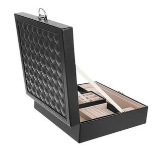 Joyero negro elegante, 3D organizador para joyas