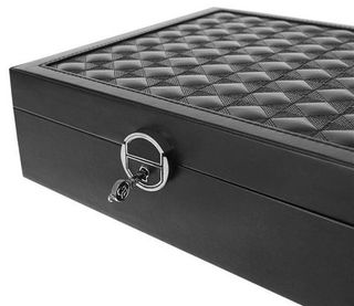 Joyero negro elegante, 3D organizador para joyas