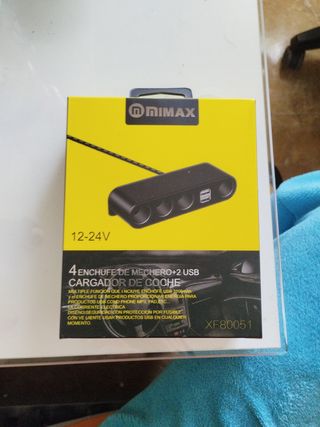 Enchufe de mechero+2USB