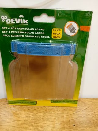 4 espátulas de acero