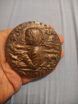 ANTIGUA MEDALLA DE BRONCE.