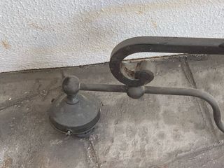 Lampara techo de hierro forjado