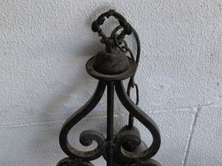 Lampara techo de hierro forjado