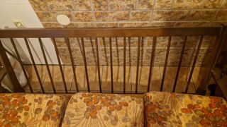 Sofá antigüo de madera