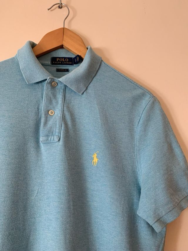 Polo de Ralph Lauren Classic Fit Azul claro.