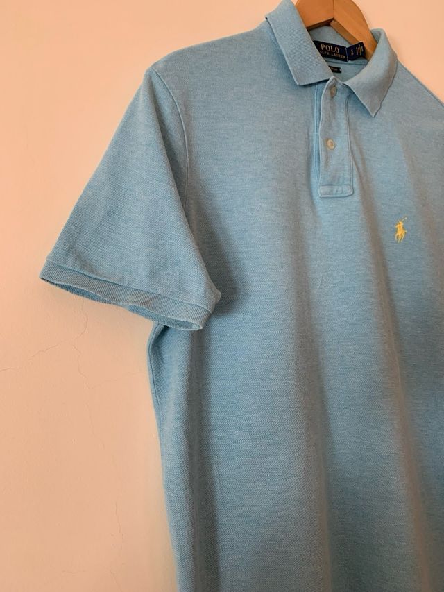 Polo de Ralph Lauren Classic Fit Azul claro.