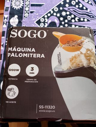 Maquina de palomitas Sogo