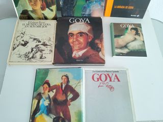 Lote 5 Libros de arte (7 libros) Goya