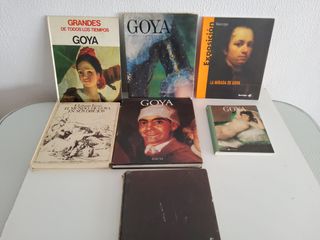 Lote 5 Libros de arte (7 libros) Goya