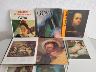 Lote 5 Libros de arte (7 libros) Goya