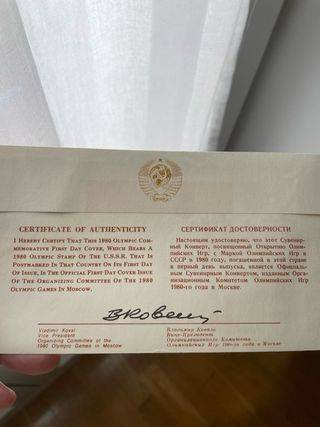 Coleccion Oficial de sellos Olimpiada Moscu 1980