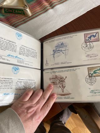 Coleccion Oficial de sellos Olimpiada Moscu 1980