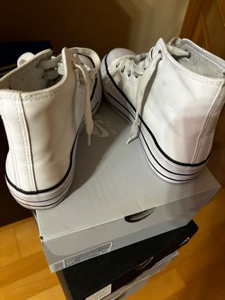 Bambas blancas de mujer talla 41