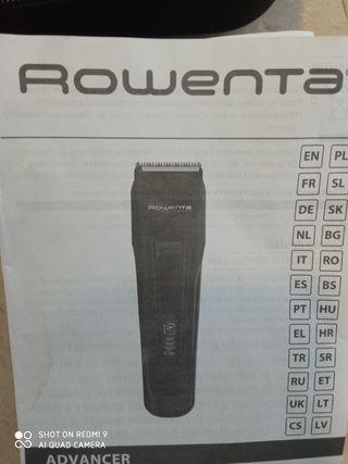 Estuche cargador maquina afeitar Rowenta