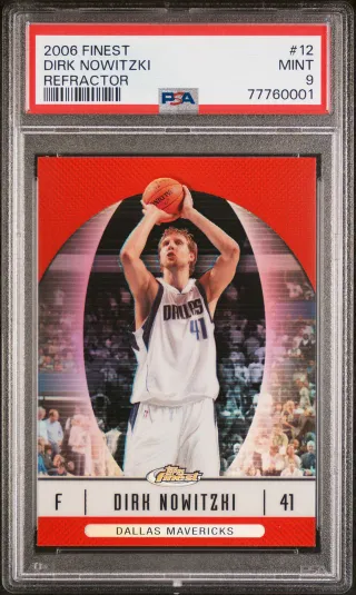 🏀 Cromo 2006 NBA Nowitzki #12 👉 PSA 9