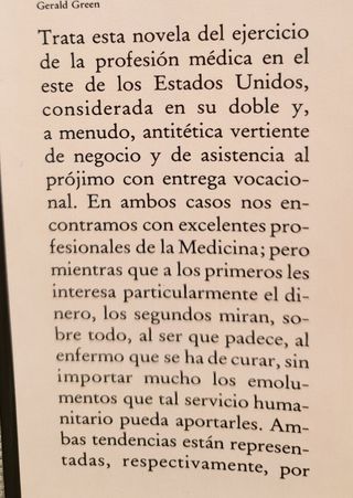 Médicos Traficantes de G. Green+REGALO
