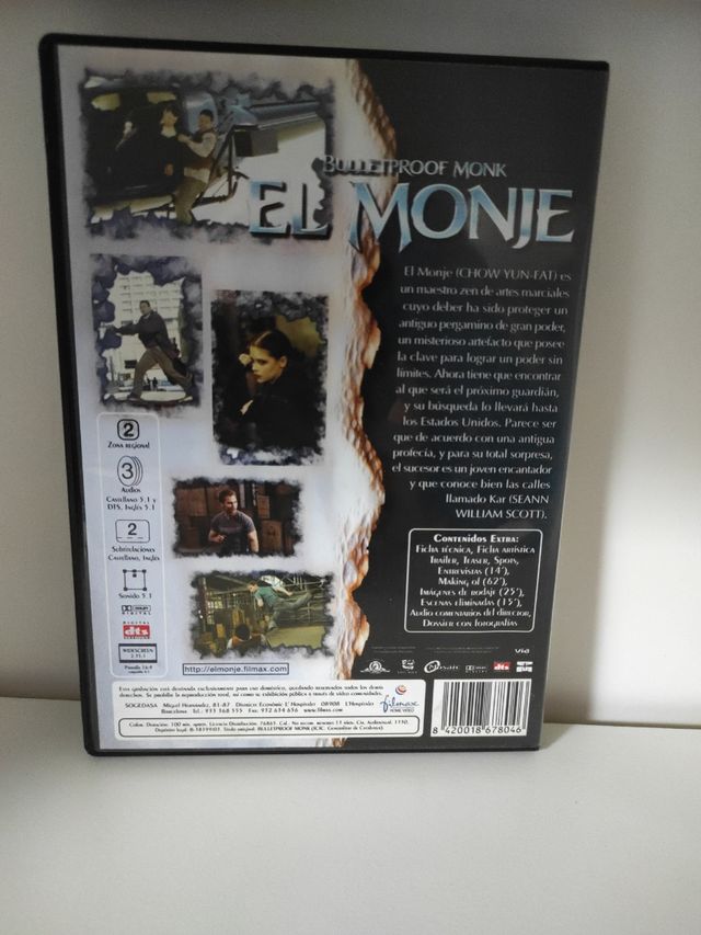 El monje película dvd