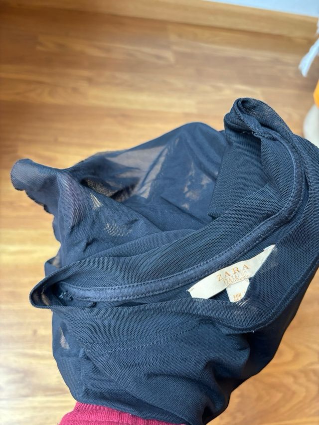 Top transparente Zara