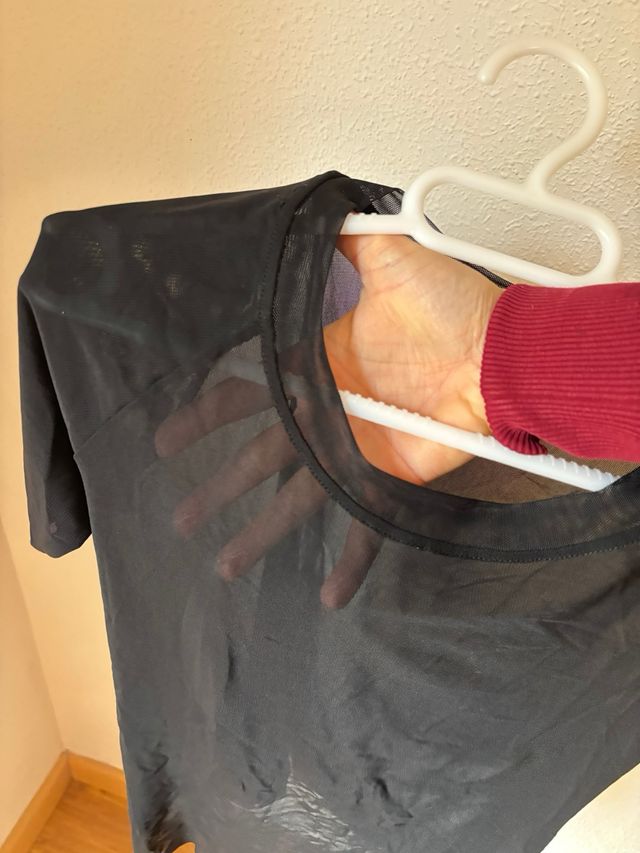 Top transparente Zara