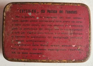 Scatola in latta EUFONINA Pastiglie - anni '50