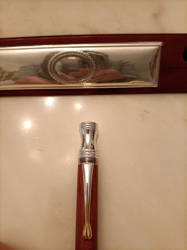 Portapenne argento 925 con penna