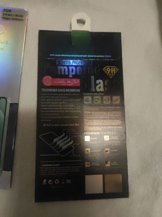 Lote Funda iPhone 11 Pro Xs.Cristal black privado