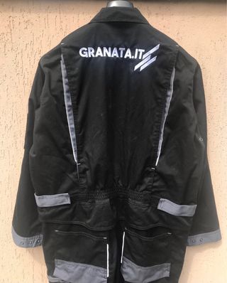 TUTA INTERA DA LAVORO UOMO TG. 52 IT GRANATA