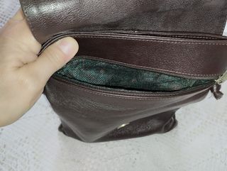 Bandolera Cuero Marron