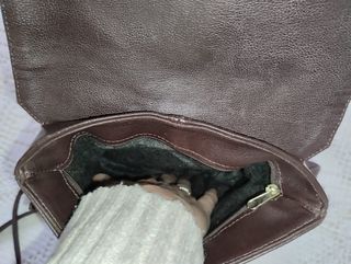 Bandolera Cuero Marron