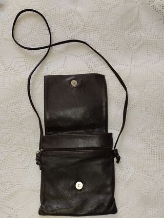 Bandolera Cuero Marron
