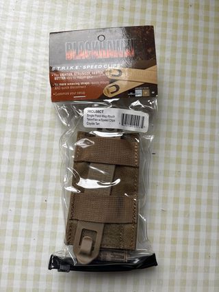 Blackhawk single pistol mag pouch coyote
