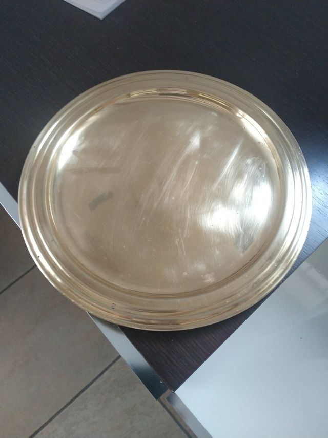 Vassoio ottone Vintage
