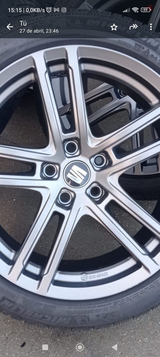 Llantas coche GRUPO VAG 18 pulgadas.