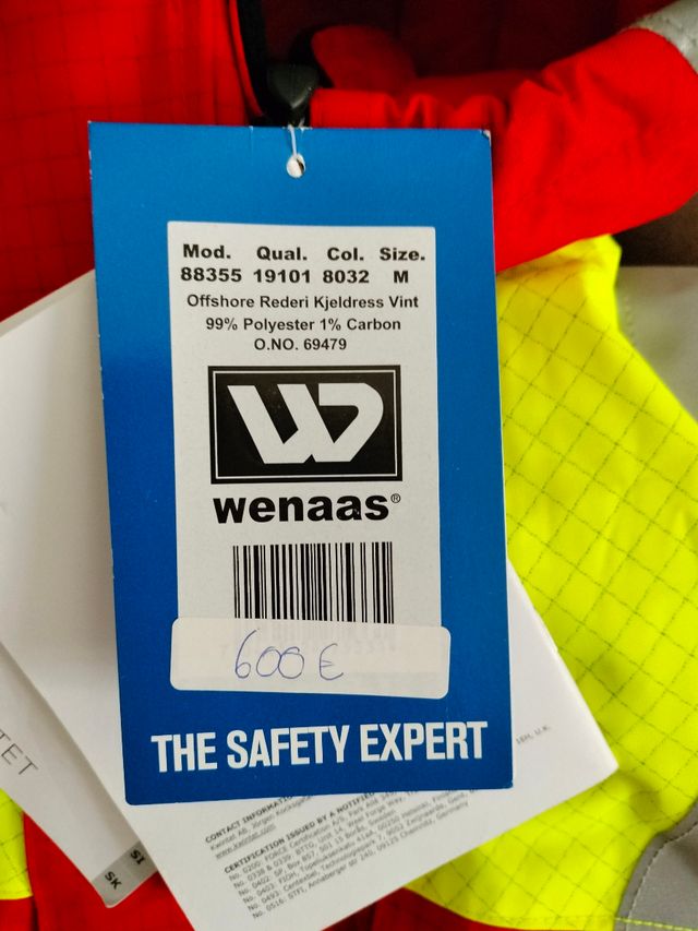 Traje para embarcacion