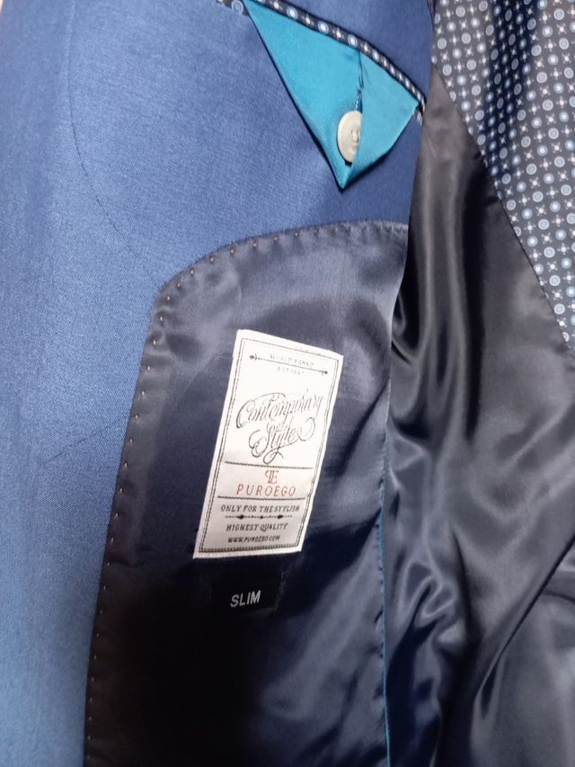 Traje azul Ellos Puroego