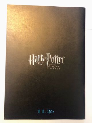 Libro promoción Harry Potter. Edición japonesa