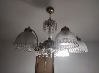 Lámpara clásica de cristal