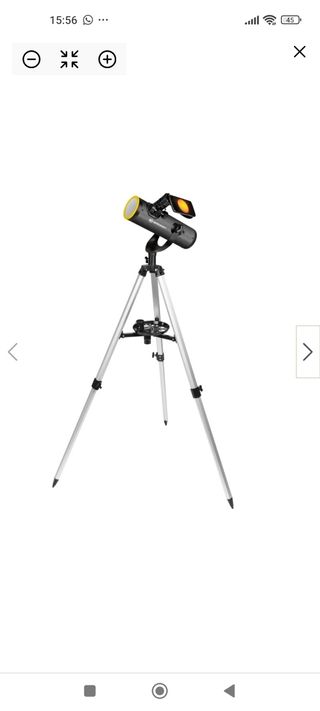 Telescopio cn filtro solar Breser 76/350