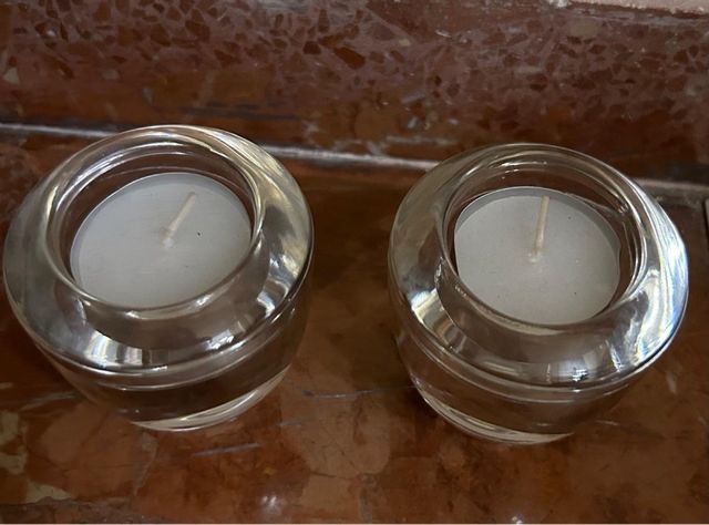 Candelabros de cristal